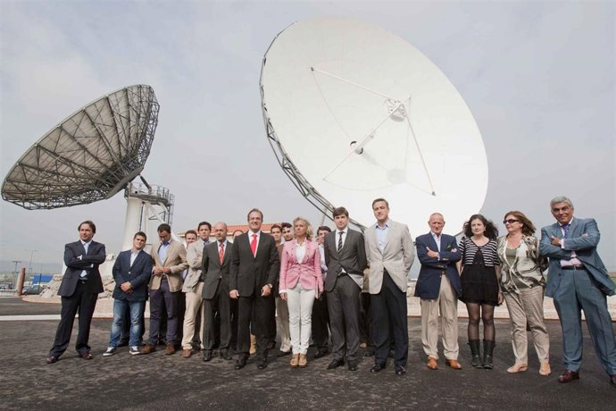 Visita De ACEFAM A La Empresa Santander Teleport