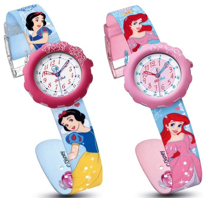 Relojes Flik Flak Con Blancanieves Y La Sirenita 