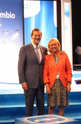 Rajoy Y Mercedes Fernández 