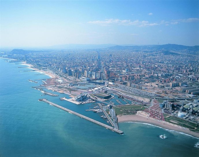 Vista del Forum de Barcelona