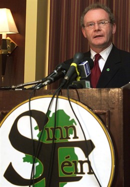Martin Mcguiness, Candidanto A La Presidencia De Irlanda Por El Sinn Fein 