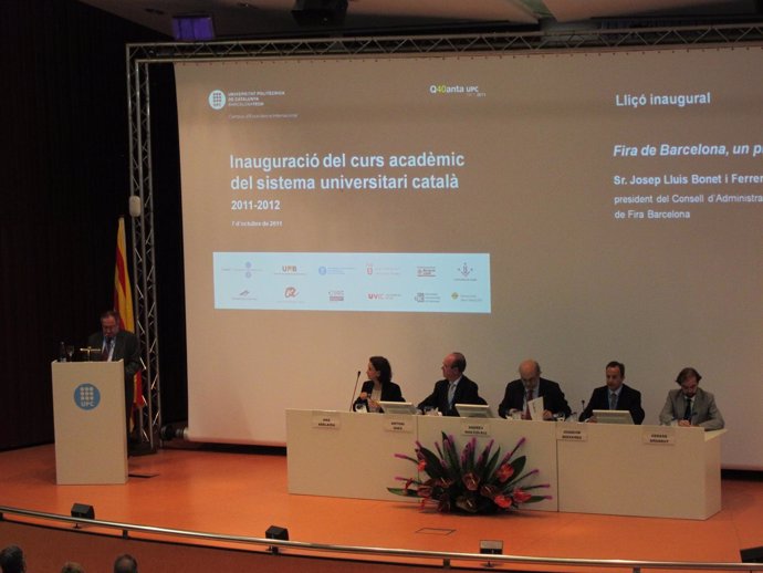 Josep Lluís Bonet, En La Inauguración Del Curso Universitario