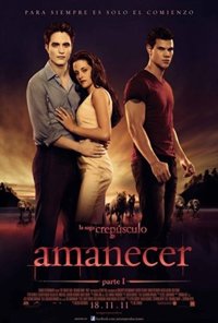 Robert Pattinson, Kristen Stewart y Taylor Lautner, protagonizan el nuevo cartel de 'Amanecer'