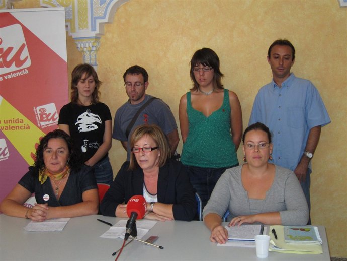 Rueda De Prensa De La Candidatura De EUPV Por Castellón Para El 20N