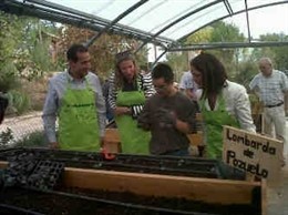 Victoria, Igartiburu Y Adrados En Su Visita Al Aula Ambiental En Pozuelo