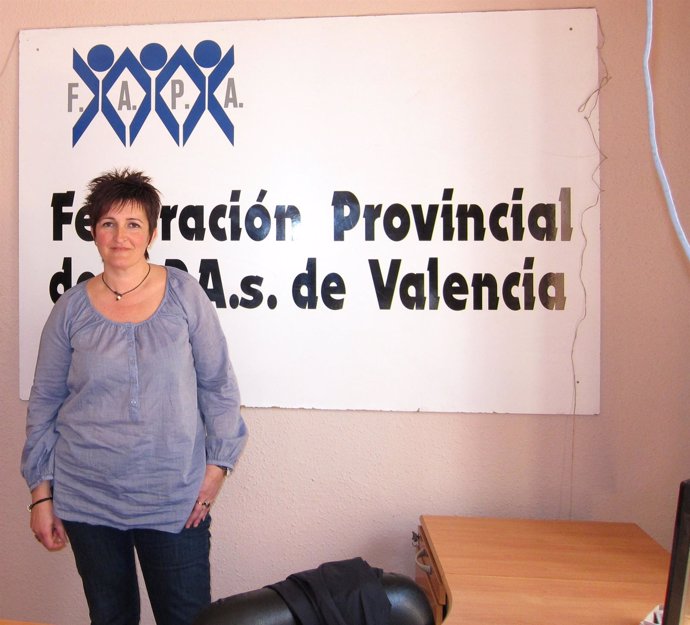 La presidenta de FAPA-Valencia, María José Navarro