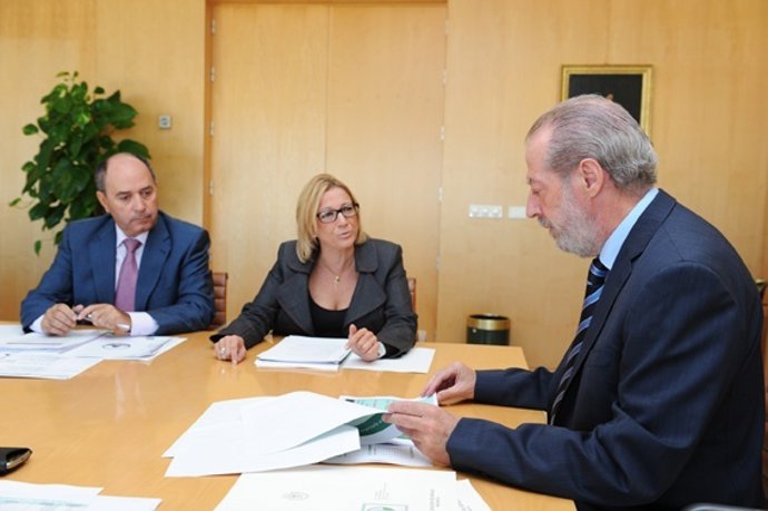 Los Delegados Provinciales Con Rodríguez Villalobos.