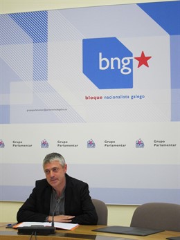 El Diputado Del BNG Bieito Lobeira En Rueda De Prensa
