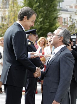 José Luis Rodríguez Zapatero Y Alejandro Blanco