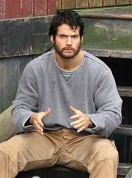 Henry Cavill  En El Rodaje De Man Of Steel Superman
