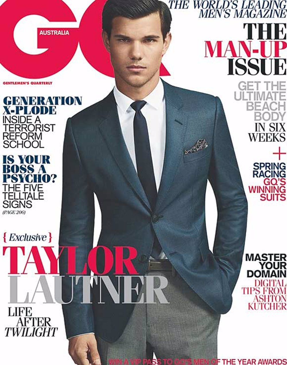 Taylor Lautner En La Portada De La Revista 'GQ'