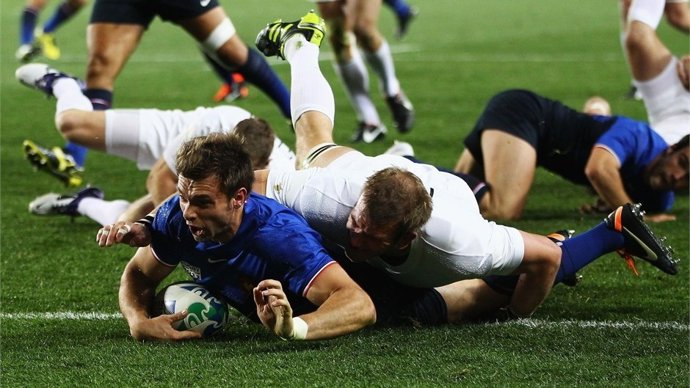 Francia E Inglaterra En El Mundial De Rugby