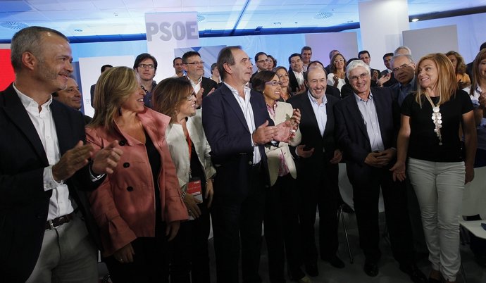 Rubalcaba Con Los Candidatos Al Congreso De Los Diputados El 20-N