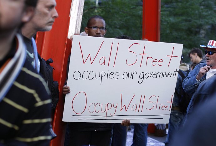 Movimiento De 'Indignados' En Nueva York Conocido Como 'Occupy Wall Street'