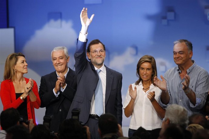 Mariano Rajoy, Presidente Del PP, Durante La Convención Del PP