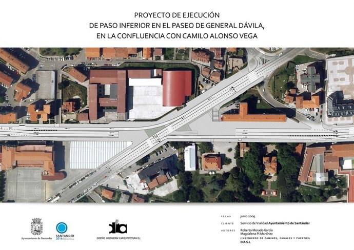 Infografía Del Paso Inferior En General Dávila