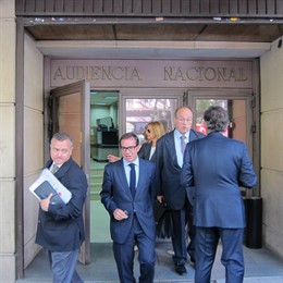 El Exdirectivo De La SGAE Pedro Farré Saliendo De La Audiencia Nacional