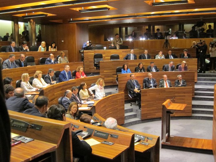 Diputados En El Hemiciclo En El Pleno Constitutivo