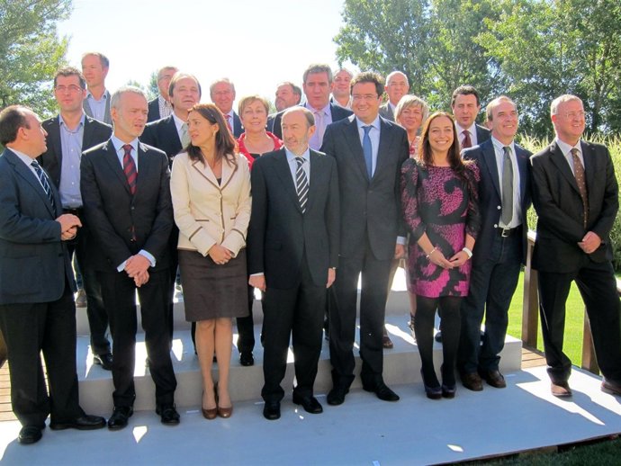 Pérez Rubalcaba, En El Acto De Presentación De Los Candidatos Del PSCL