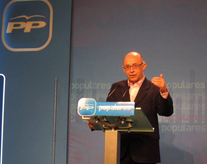Coordinador De Economía Del Partido Popular, Cristóbal Montoro