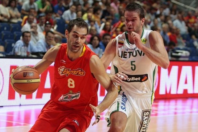 José Manuel Calderón (España) Ante Lituania 