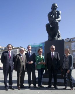 El Alcalde De Vitoria, Jaiver Maroto Visita La Exposición De Rodin