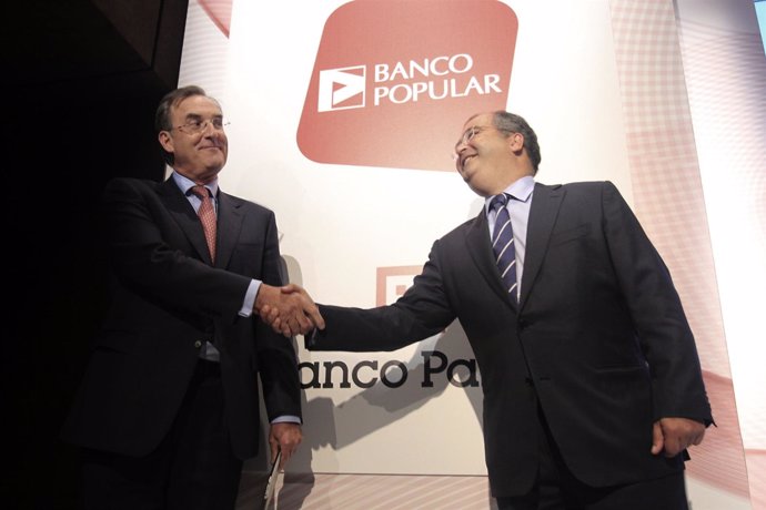 Ángel Ron (Banco Popular) Y José María Arias (Pastor, Derecha)