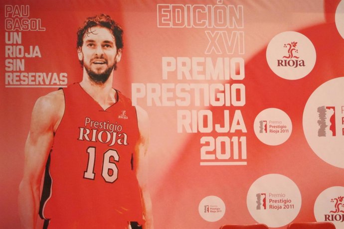 Pau Gasol,  Premio Prestigio Riojs