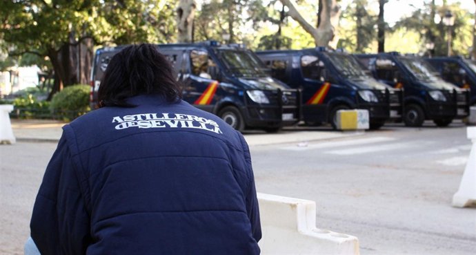 Trabajador De Astilleros En Una Movilización Reciente