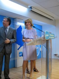 Aguirre dice que tiene "magnífica" relación con Gallardón y que lo que decidan comités electorales estará muy bien