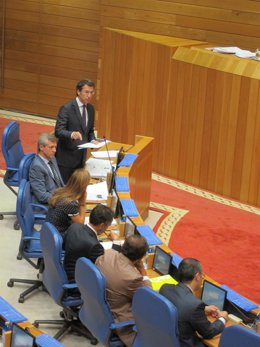 Alberto Núñez Feijóo En El Parlamento.
