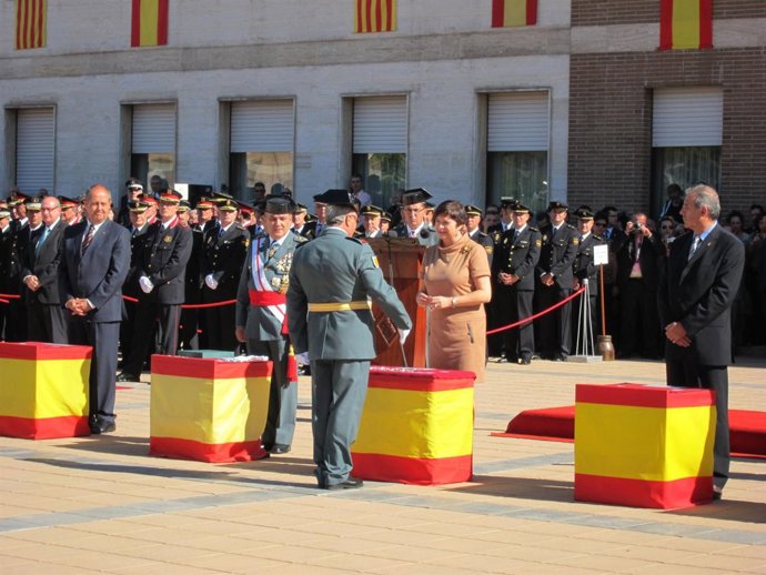 La Delegada Del Gobierno, Montserrat García, En Acto De La Guardia Civil