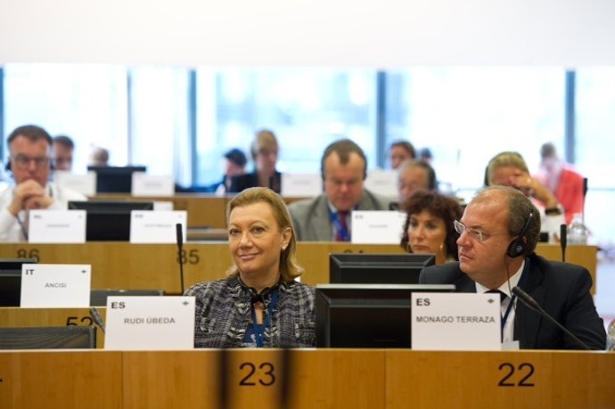 La Presidenta De Aragón En Bruselas