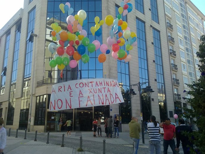 Protesta De Mariscadores En La Xunta En Ferrol.