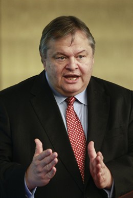 El Ministro De Economía De Grecia, Evangelos Venizelos