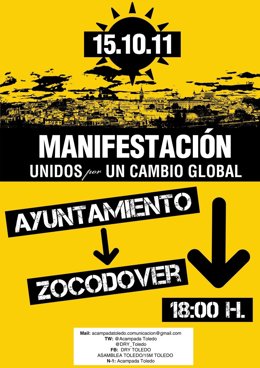 Cartel Manifestación 15M