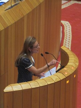 La Conselleira Marta Fernández Currás.