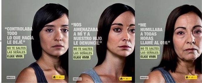 Carteles De La Nueva Campaña Contra La Violencia De Género