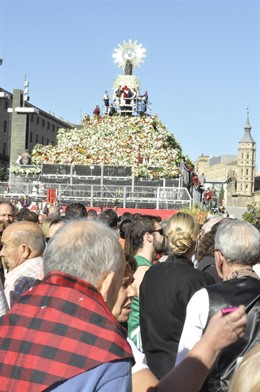 Imagen De La Virgen Del Pilar El 12 De Octubre De 2011.