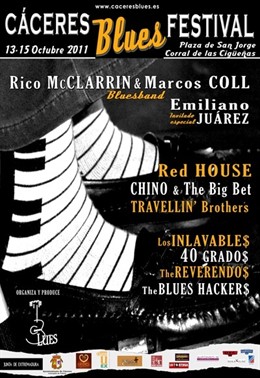 Cartel Cáceres Blues Festival