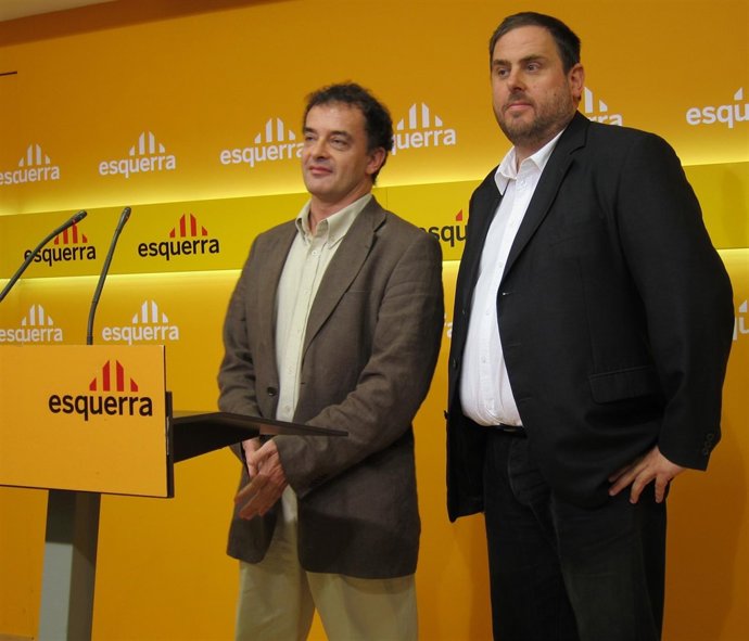 Alfred Bosch Y Oriol Junqueras (ERC)