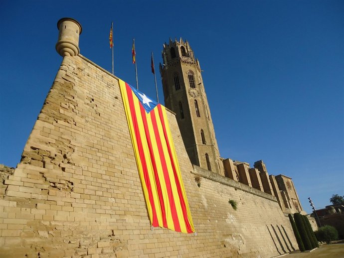 Estelada En Lleida De Las JERC