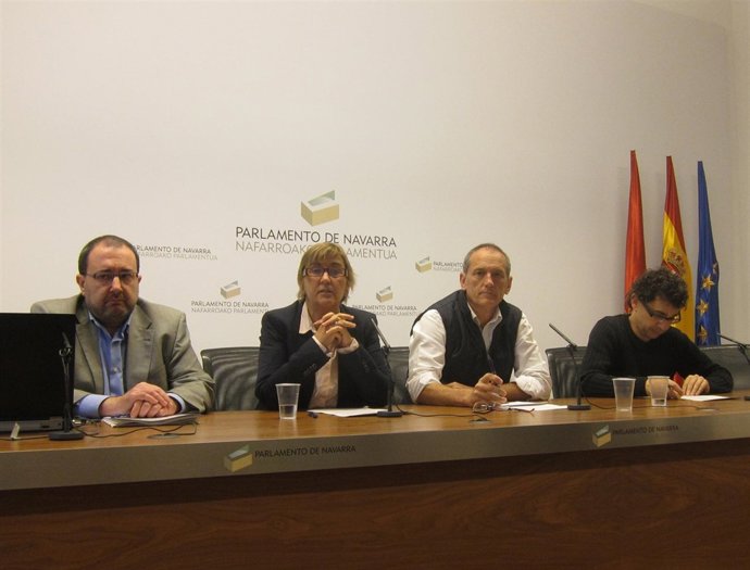 José Miguel Nuin, Marisa De Simón, Pablo Archel Y Txema Mauleón (Izquierda-E).