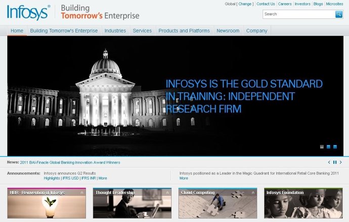 Página Web De Infosys Por Infosys 