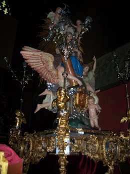 Imagen De Una De Las Carrozas Días Previos A La Salida 