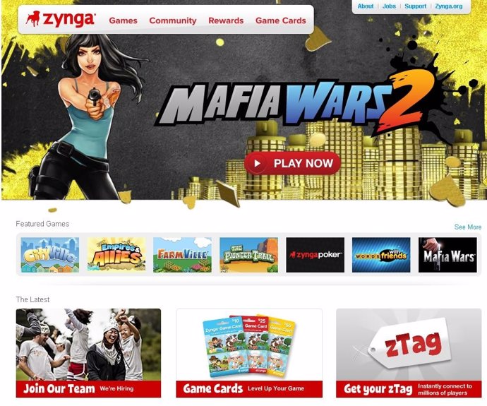 Página Web De Zynga