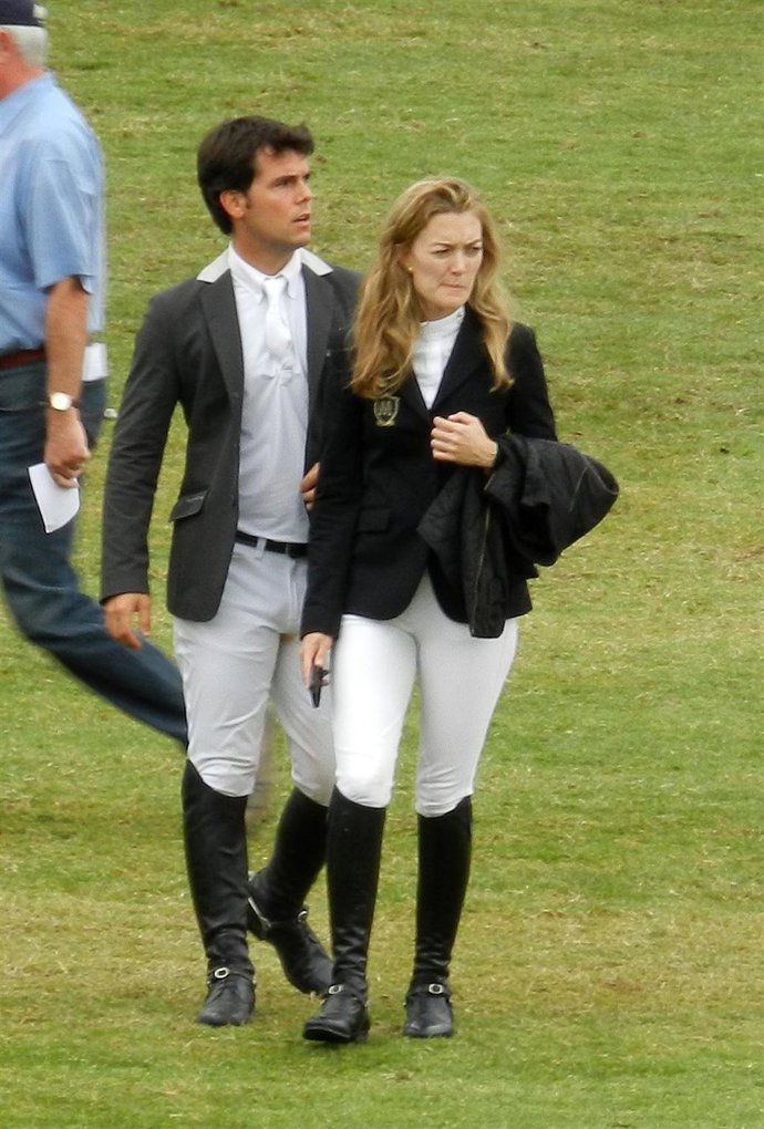 Sergio Álvarez Y Marta Ortega En La Hípica 
