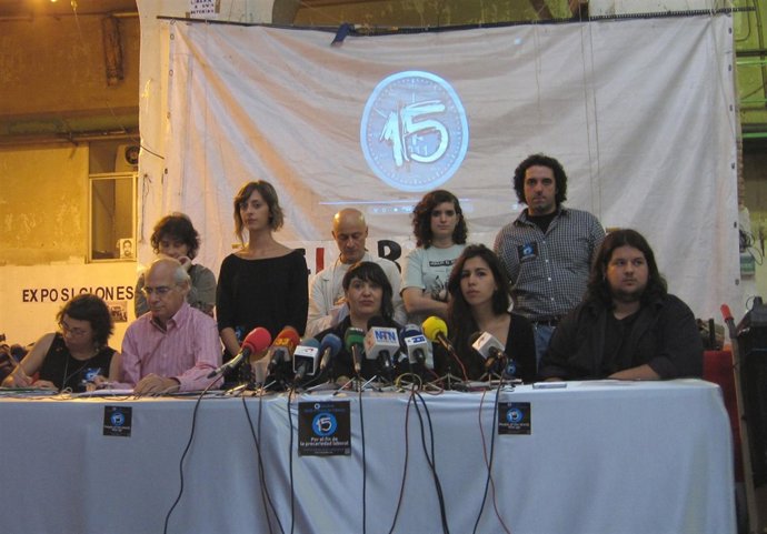 Indignados Del 15-M Presentan Manifestación 15-0