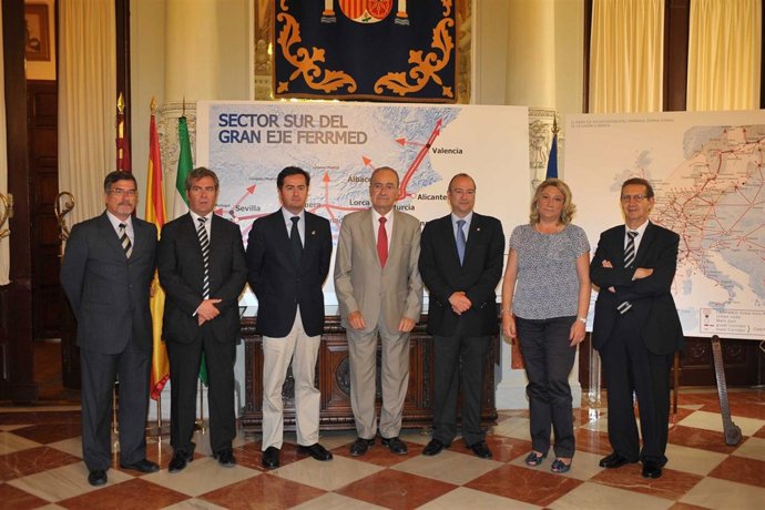 Representantes Municipales Defienden El Corredor Ferroviario Mediterráneo