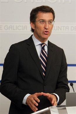 O PRESIDENTE DA XUNTA OFRECE A ROLDA DE PRENSA POSTERIOR AO CONSELLO DA XUNTA.